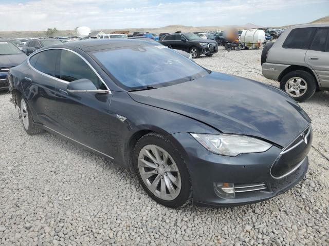 5YJSA1E24GF137251 - 2016 TESLA MODEL S CHARCOAL photo 4