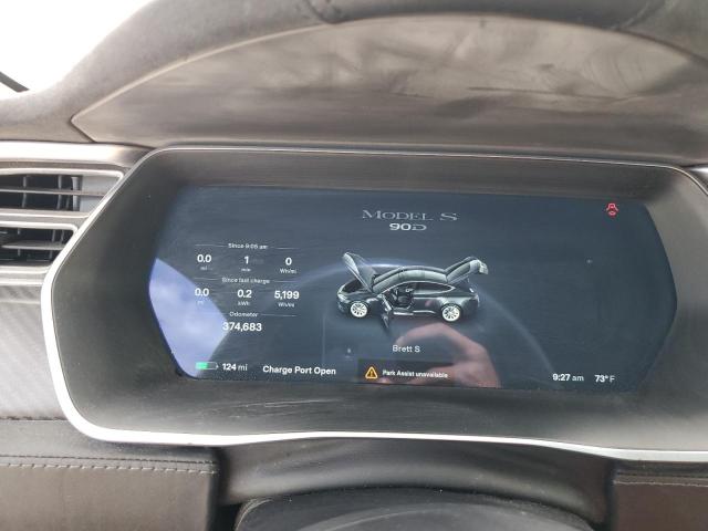 5YJSA1E24GF137251 - 2016 TESLA MODEL S CHARCOAL photo 9