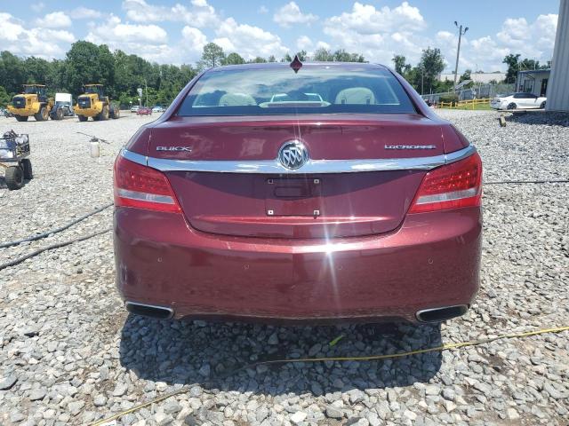 1G4GB5G39GF212713 - 2016 BUICK LACROSSE BURGUNDY photo 6