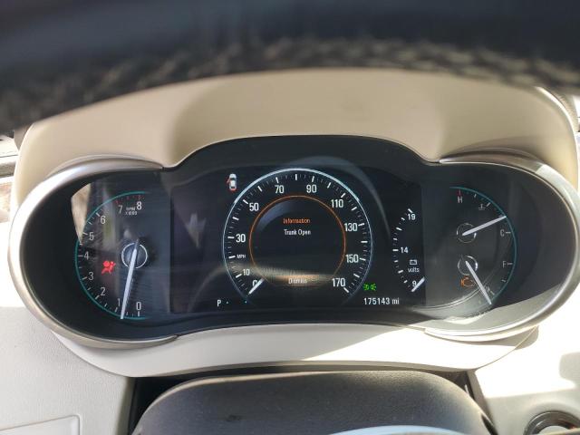 1G4GB5G39GF212713 - 2016 BUICK LACROSSE BURGUNDY photo 9