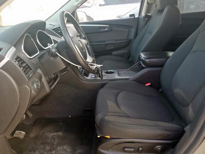 1GNKRGED1CJ369071 - 2012 CHEVROLET TRAVERSE LT BLACK photo 7