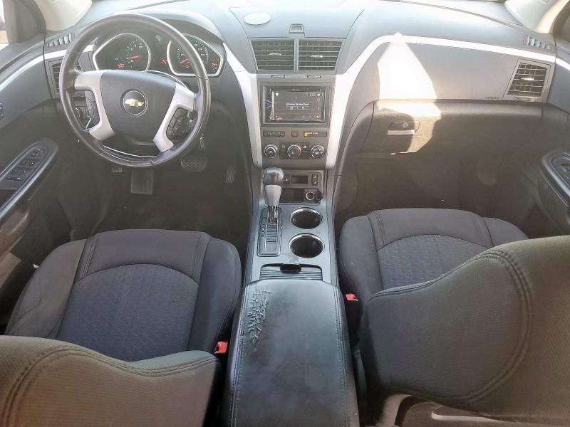 1GNKRGED1CJ369071 - 2012 CHEVROLET TRAVERSE LT BLACK photo 8