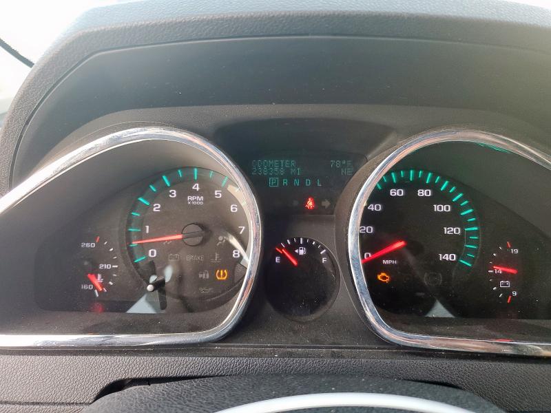 1GNKRGED1CJ369071 - 2012 CHEVROLET TRAVERSE LT BLACK photo 9