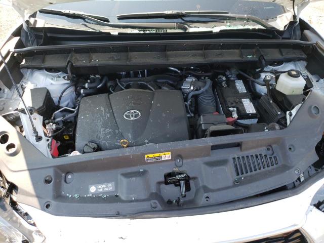5TDGZRBH7NS577589 - 2022 TOYOTA HIGHLANDER XLE WHITE photo 12
