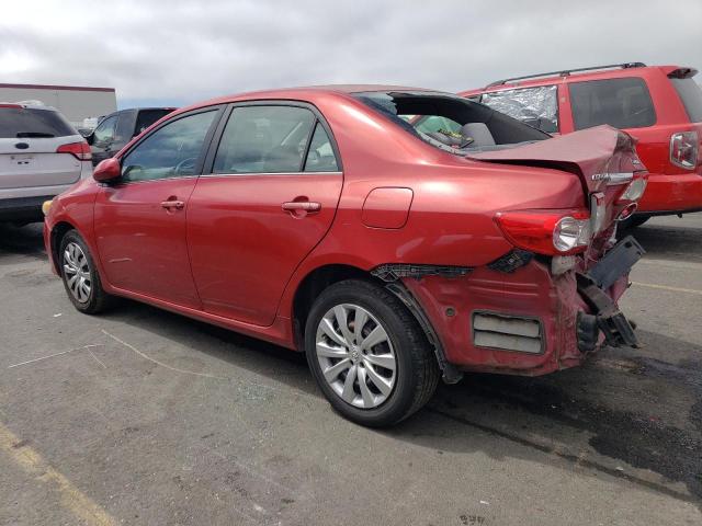 5YFBU4EE9DP123445 - 2013 TOYOTA COROLLA BASE RED photo 2