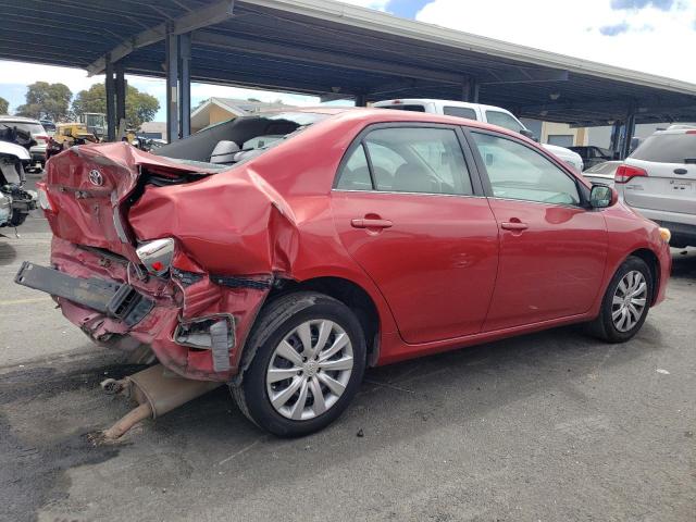 5YFBU4EE9DP123445 - 2013 TOYOTA COROLLA BASE RED photo 3