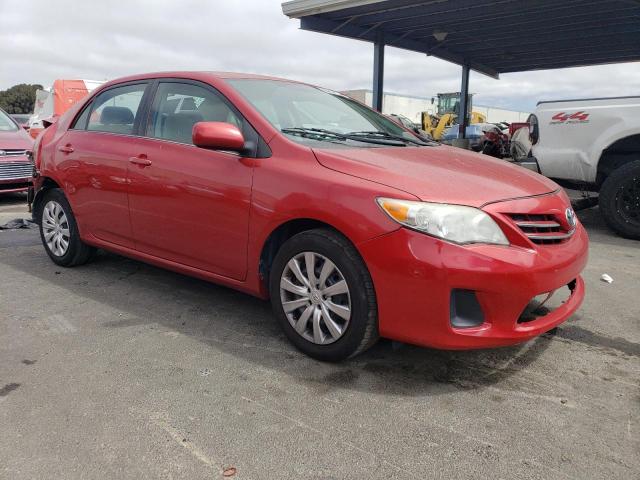 5YFBU4EE9DP123445 - 2013 TOYOTA COROLLA BASE RED photo 4