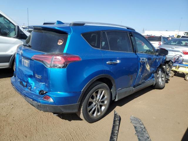 JTMDJREV1GD018601 - 2016 TOYOTA RAV4 HV LIMITED BLUE photo 3