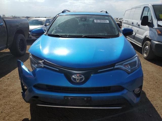 JTMDJREV1GD018601 - 2016 TOYOTA RAV4 HV LIMITED BLUE photo 5