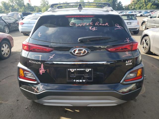 KM8K3CA55MU745686 - 2021 HYUNDAI KONA LIMITED BLACK photo 6