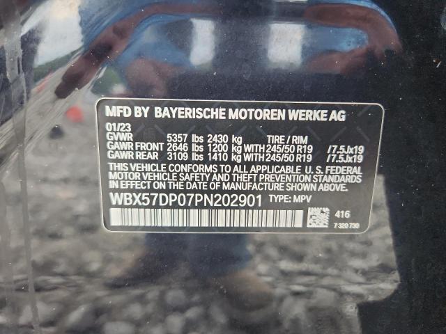 WBX57DP07PN202901 - 2023 BMW X3 XDRIVE30I BLUE photo 13
