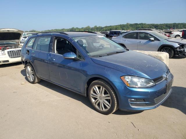 3VWFA7AU6FM502936 - 2015 VOLKSWAGEN GOLF SPORT TDI S BLUE photo 4