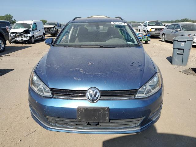 3VWFA7AU6FM502936 - 2015 VOLKSWAGEN GOLF SPORT TDI S BLUE photo 5