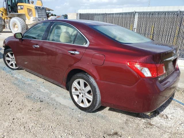 JTHBJ46G182198409 - 2008 LEXUS ES 350 BURGUNDY photo 2