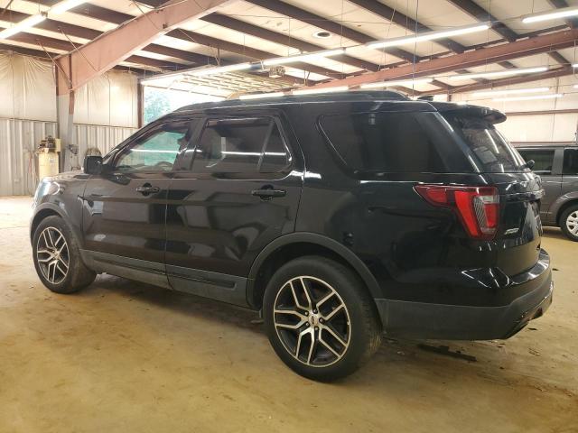 1FM5K8GT7HGD73923 - 2017 FORD EXPLORER SPORT BLACK photo 2