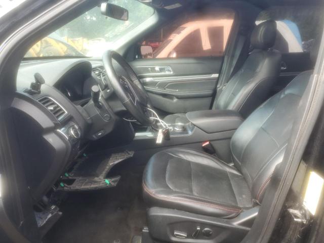 1FM5K8GT7HGD73923 - 2017 FORD EXPLORER SPORT BLACK photo 7
