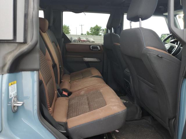 1FMEE5DP3NLB30772 - 2022 FORD BRONCO BASE BLUE photo 11