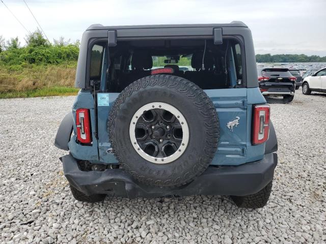 1FMEE5DP3NLB30772 - 2022 FORD BRONCO BASE BLUE photo 6