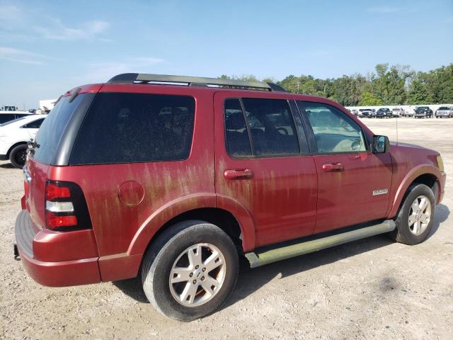 1FMEU63E27UB66023 - 2007 FORD EXPLORER XLT RED photo 3