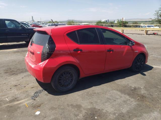 JTDKDTB33E1070695 - 2014 TOYOTA PRIUS C RED photo 3