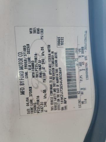 1FMZU73E54UB53849 - 2004 FORD EXPLORER XLT WHITE photo 13