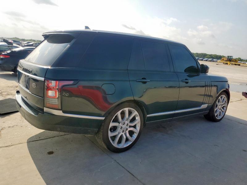 SALGS2KF9GA252185 - 2016 LAND ROVER RANGE ROVE HSE GREEN photo 3