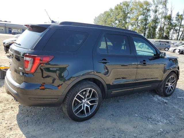 1FM5K8GT6JGB80426 - 2018 FORD EXPLORER SPORT BLACK photo 3