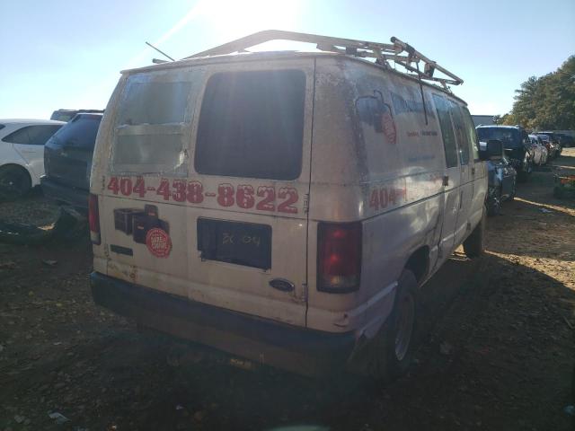 1FTNE24L54HA51640 - 2004 FORD E-SERIES C E250 VAN WHITE photo 4