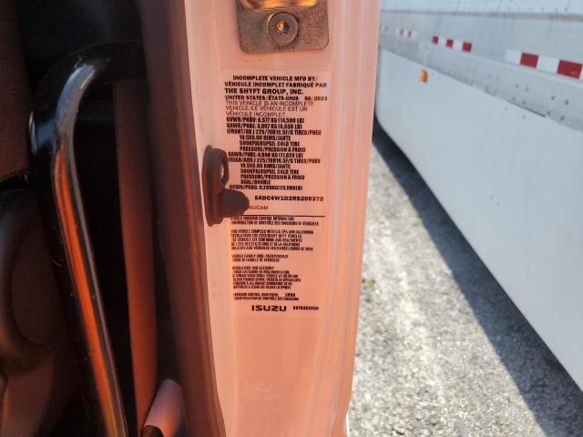 54DC4W1D2RS209372 - 2024 ISUZU NPR HD WHITE photo 13