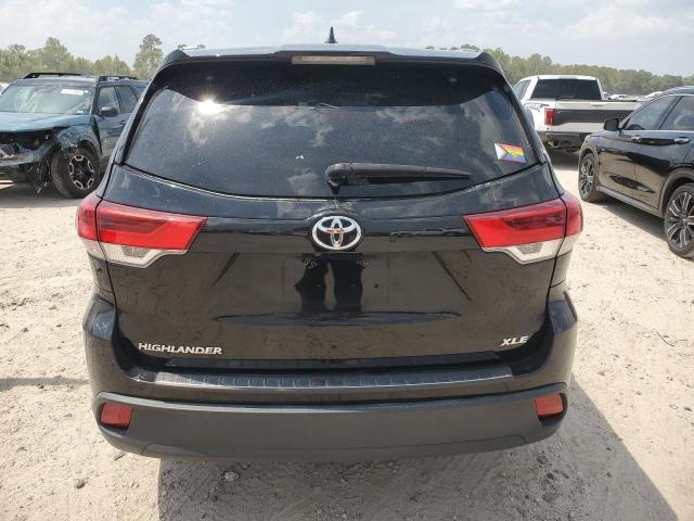 5TDKZRFH3KS300728 - 2019 TOYOTA HIGHLANDER SE BLACK photo 6