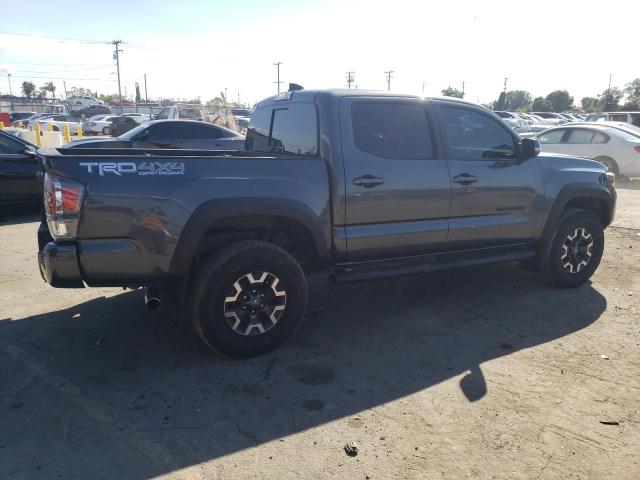 3TMCZ5AN4MM424715 - 2021 TOYOTA TACOMA DOUBLE CAB GRAY photo 3