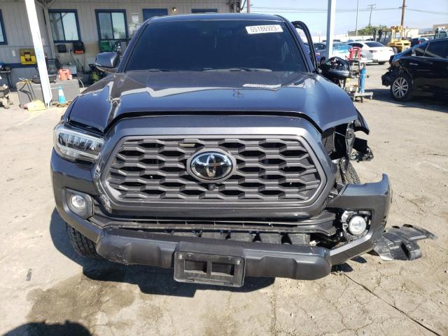 3TMCZ5AN4MM424715 - 2021 TOYOTA TACOMA DOUBLE CAB GRAY photo 5