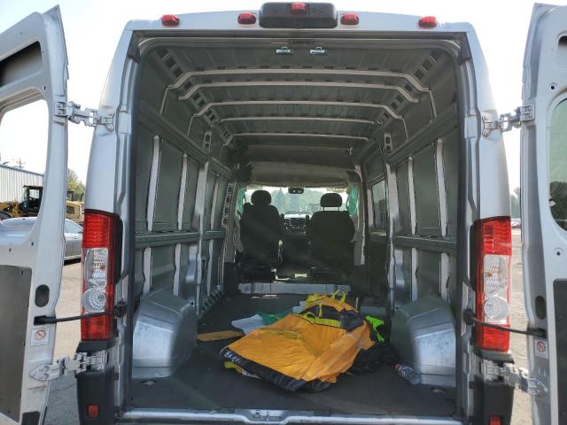 3C6LRVDG0ME565876 - 2021 RAM PROMASTER 2500 HIGH ვერცხლისფერი ფოტო 10