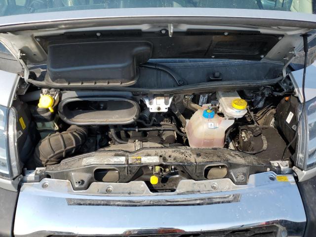 3C6LRVDG0ME565876 - 2021 RAM PROMASTER 2500 HIGH ვერცხლისფერი ფოტო 12