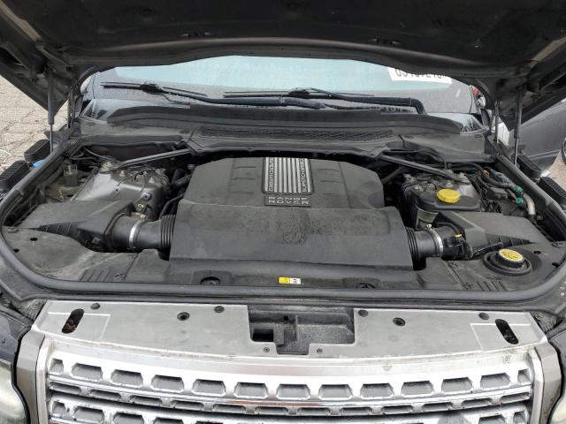 SALGV3TF0EA155823 - 2014 LAND ROVER RANGE ROVE AUTOBIOGRAPHY GRAY photo 12