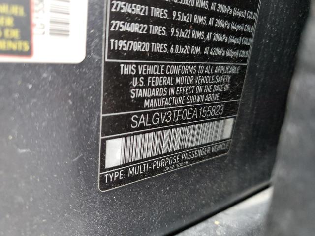 SALGV3TF0EA155823 - 2014 LAND ROVER RANGE ROVE AUTOBIOGRAPHY GRAY photo 13