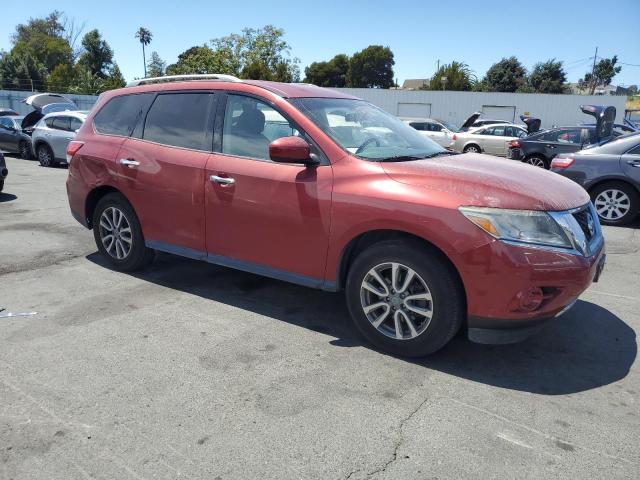 5N1AR2MM5GC650353 - 2016 NISSAN PATHFINDER S 勃艮第红 照片 4