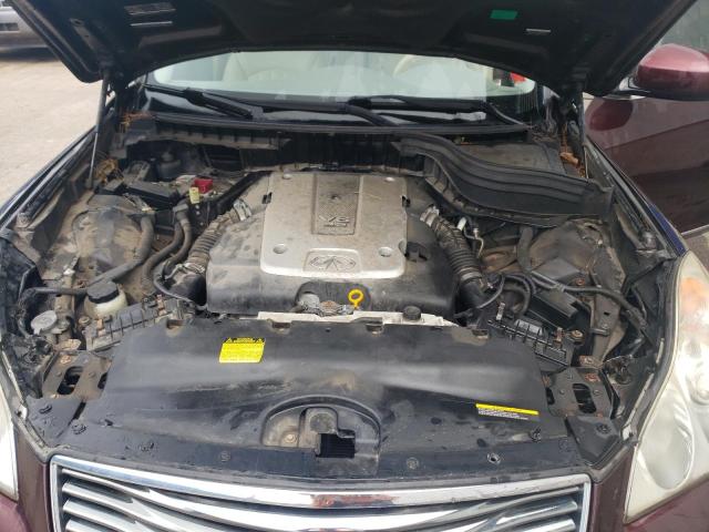 JN1AJ0HR2BM852451 - 2011 INFINITI EX35 BASE Կարմիր լուսանկար 12