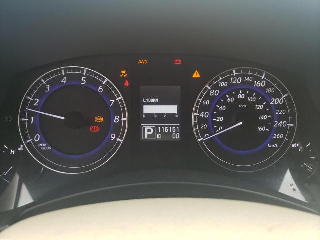 JN1AJ0HR2BM852451 - 2011 INFINITI EX35 BASE Կարմիր լուսանկար 9