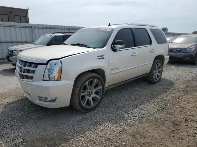 1GYS4CEF9CR307155 - 2012 CADILLAC ESCALADE PREMIUM WHITE photo 1