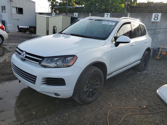 WVGEF9BP4CD008422 - 2012 VOLKSWAGEN TOUAREG V6 WHITE photo 1