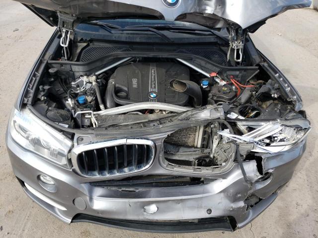 5UXKS4C56F0N09096 - 2015 BMW X5 XDRIVE35D SILVER photo 12