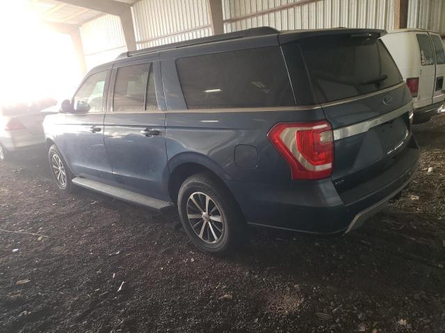 1FMJK1HT3KEA76297 - 2019 FORD EXPEDITION MAX XLT BLUE photo 2