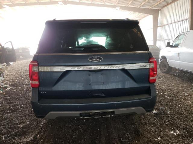 1FMJK1HT3KEA76297 - 2019 FORD EXPEDITION MAX XLT BLUE photo 6