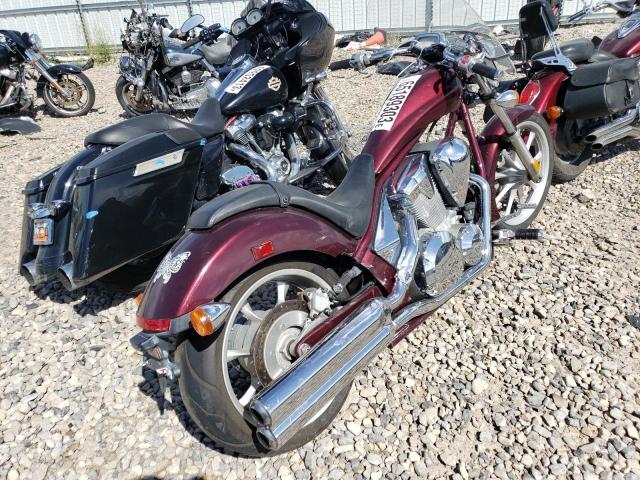 JH2SC6102AK003559 - 2010 HONDA VT1300 CX BURGUNDY photo 4