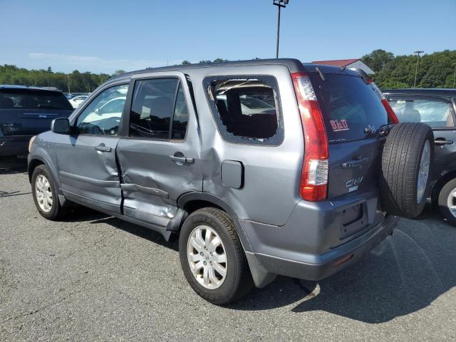 SHSRD78916U411465 - 2006 HONDA CR-V SE GRAY photo 2