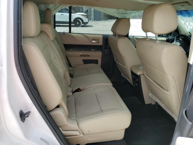 2FMHK6C80JBA21217 - 2018 FORD FLEX SEL WHITE photo 10