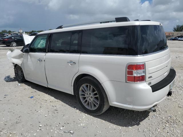 2FMHK6C80JBA21217 - 2018 FORD FLEX SEL WHITE photo 2