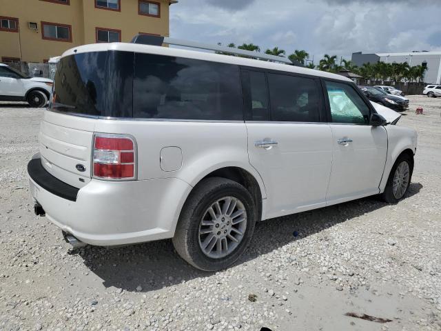 2FMHK6C80JBA21217 - 2018 FORD FLEX SEL WHITE photo 3