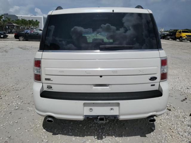 2FMHK6C80JBA21217 - 2018 FORD FLEX SEL WHITE photo 6